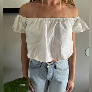 Zara off shoulder blouse